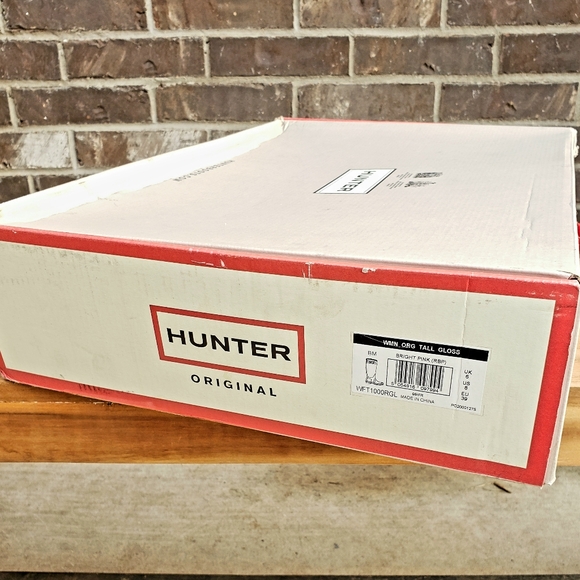 HUNTER NWT NIB Tall Gloss SZ 8 - Picture 5 of 11